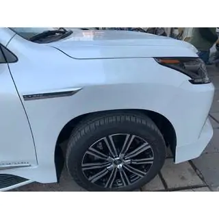 Набор шильдиков под карбон (4 шт) Lexus LX570/450d 2008-2022 гг. фото 3