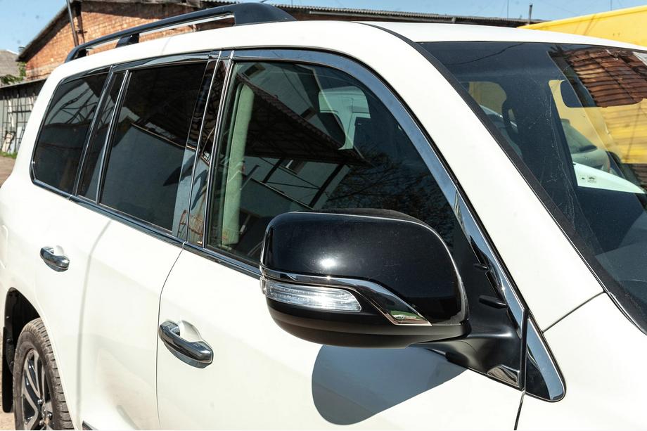 Lexus LX570/450d 2008-2022 гг. Полный комплект накладок на окна и стойки нержавейка Фото 11