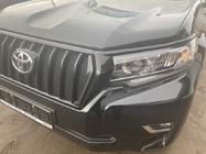 Toyota Land Cruiser Prado 150 2009-2023 гг. Решетка радиатора 2017↗ LED (Zeus Black, с черными ресницами) фото 9