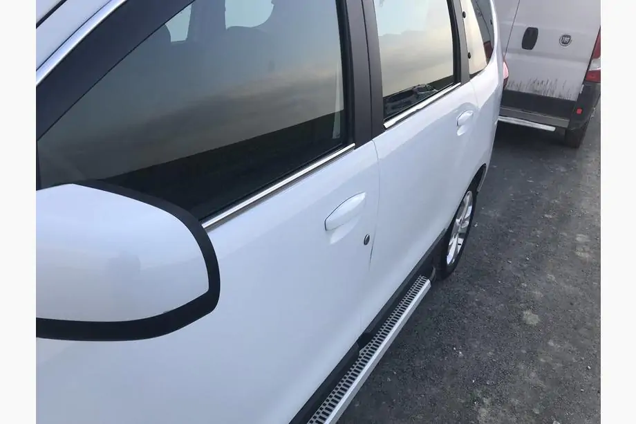 Renault Lodgy 2013-2022 гг. Окантовка окон Нержавеющая сталь (4 шт.) Carmos - Турецкая Нержавеющая Сталь Image