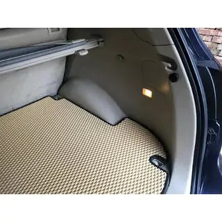 Коврик багажника (EVA, Бежевый) (5 мест) Hyundai Santa Fe 2 2006-2012 гг. фото 3