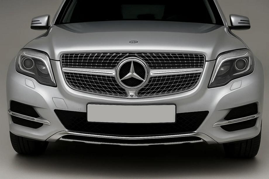 Mercedes GLK class X204 2008-2015 гг. Передняя решетка Diamond Silver (2013-2015) Image