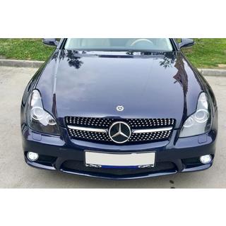 Передняя решетка радиатора (2005-2008, Diamond Silver) Mercedes CLS C219 2004-2010 гг. фото 1