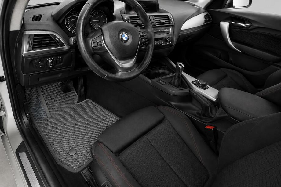 BMW 1 серия F20/F21 2011-2019 гг. Коврики EVA (Серый) Фото 1