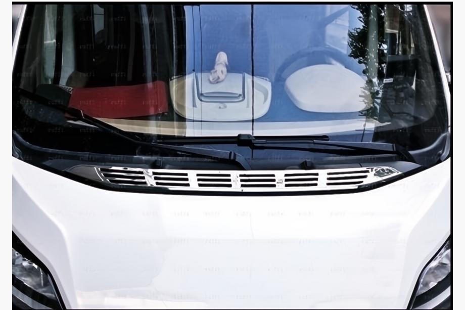 Fiat Ducato 2006-2025 гг. Накладка на Воздуховод Нержавеющая Сталь Image