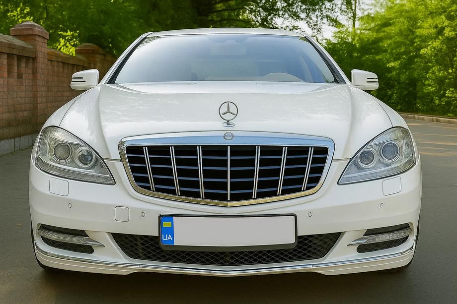 Mercedes S-class W221 2005-2013 гг. Решетка радиатора GT Panamericana (2009-2013) Image