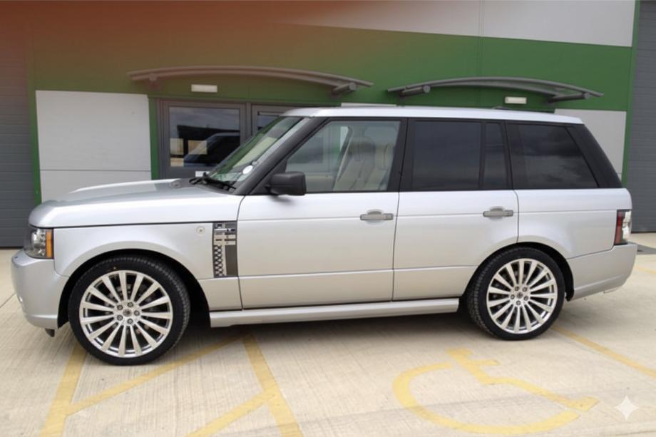Range Rover III L322 2002-2012 гг. Боковые пороги Autobiography (2 шт., ABS) Image