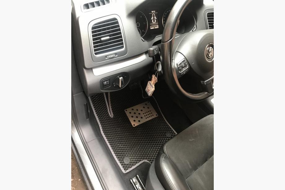 Volkswagen Sharan 2010-2023 гг. Полиуретановые коврики (3 ряда, EVA, черные) Фото 6