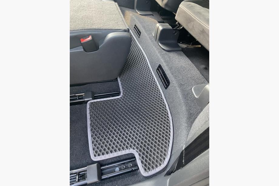Volkswagen Sharan 2010-2023 гг. Полиуретановые коврики (3 ряда, EVA, черные) Фото 10