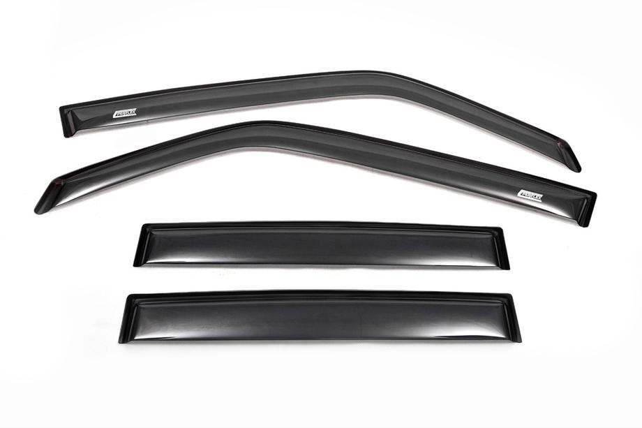 Mitsubishi Pajero Wagon III 1999-2006 гг. Ветровики на окна (4 шт, Perflex Standart) Фото 1