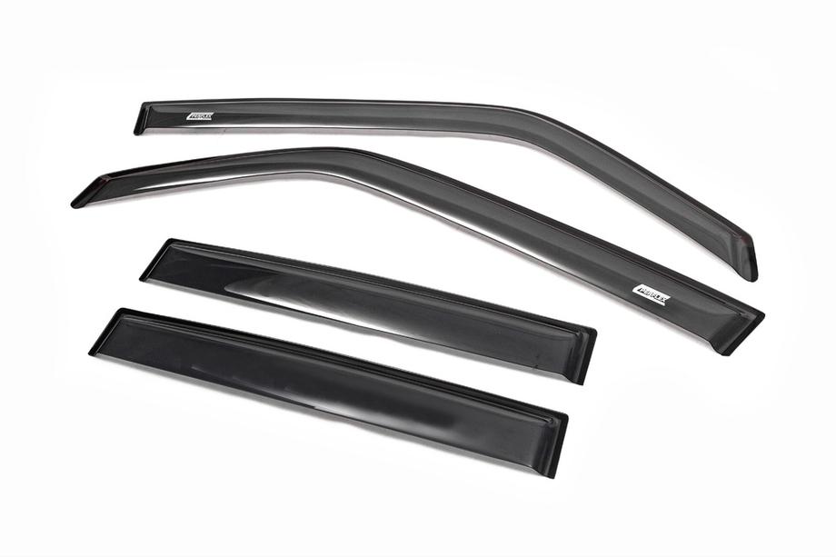 Mitsubishi Pajero Wagon III 1999-2006 гг. Ветровики на окна (4 шт, Perflex Standart) Фото 2