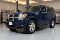 Dodge Nitro 2006-2011 гг. Боковые Подножки Maya Blue (2 шт., Алюминий) фото 1