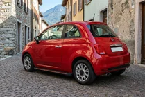 Fiat 500/500L 2013-2022 гг. Боковые Подножки Maya Red (2 шт., Алюминий) фото 1