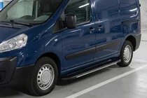 Fiat Scudo 2007-2015 гг. Боковые Подножки Bosphorus Grey (2 шт., Алюминий) фото 1