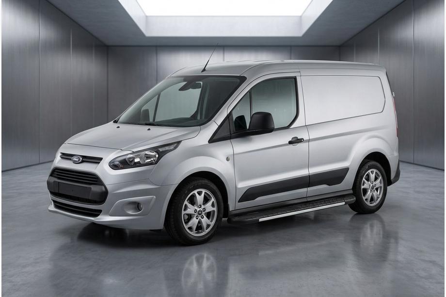 Ford Connect 2014-2021 гг. Боковые пороги Bosphorus Grey (2 шт., алюминий) Image