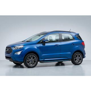 Боковые Подножки Maya Blue (2 шт., Алюминий) Ford Ecosport 2013-2022 гг. фото 1