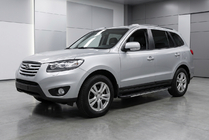 Hyundai Santa Fe 2 2006-2012 гг. Боковые пороги Bosphorus Grey (2 шт., алюминий) фото 1