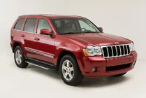 Jeep Grand Cherokee WK 2004-2010 гг. Боковые пороги Bosphorus Grey (2 шт., алюминий) фото 1