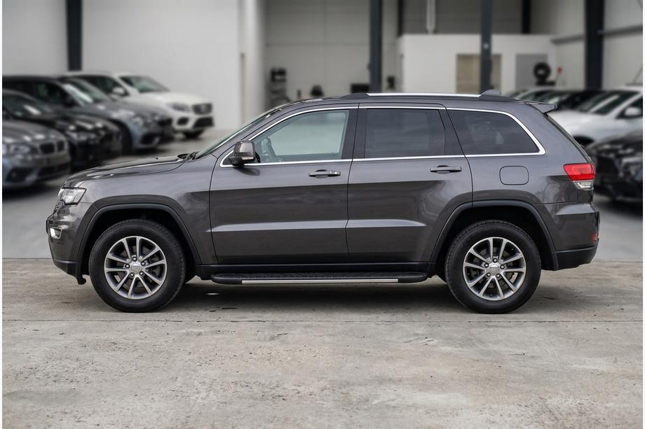 Jeep Grand Cherokee WK2 2010-2021 гг. Боковые пороги Bosphorus Grey (2 шт., алюминий) Image