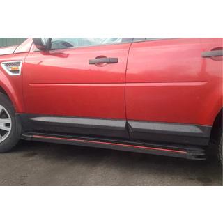 Боковые Подножки Maya Red (2 шт., Алюминий) Land Rover Freelander II 2006–2014 гг. фото 4