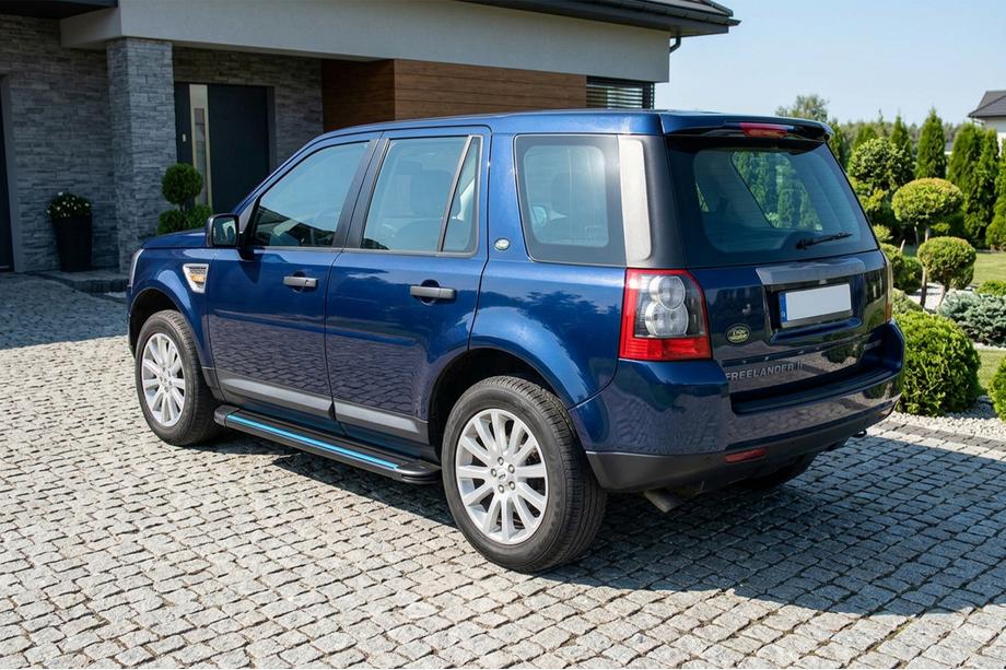 Land Rover Freelander II 2006–2014 гг. Боковые Подножки Maya Blue (2 шт., Алюминий) Фото 1