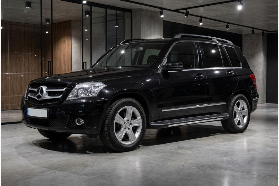 Mercedes GLK class X204 2008-2015 гг. Боковые пороги Bosphorus Grey (2 шт., алюминий) Image