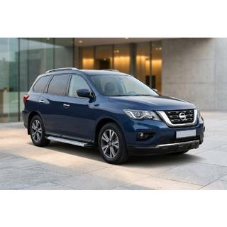 Боковые Подножки Maya V2 (2 шт., Алюминий) Nissan Pathfinder R52 2012-2021 гг. фото 1