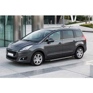 Боковые пороги Bosphorus Grey (2 шт., алюминий) Peugeot 5008 2009-2016 гг. фото 1