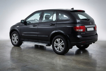 SsangYong Action 2005-2018 гг. Боковые Подножки Maya V2 (2 шт., Алюминий) фото 1