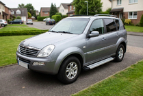 SsangYong Rexton I 2001-2017 гг. Боковые Подножки Maya V2 (2 шт., Алюминий) фото 1