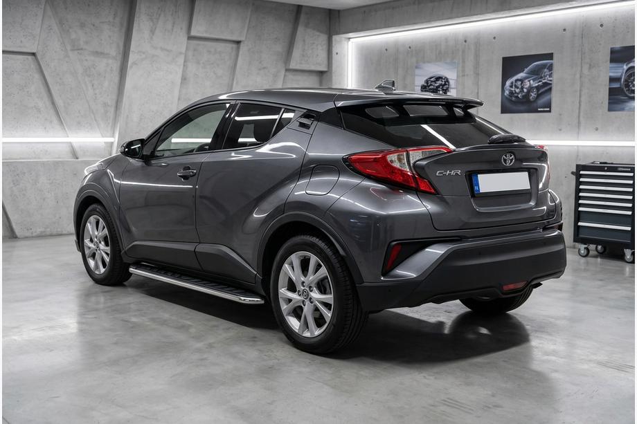 Toyota C-HR 2016-2023 гг. Боковые Подножки Maydos V1 (2 шт., Алюминий) Фото 1