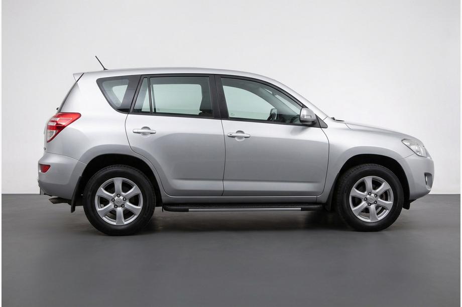 Toyota Rav 4 2006-2013 гг. Боковые пороги Bosphorus Grey (2 шт., алюминий) Image