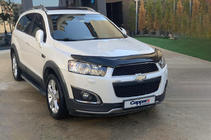 Chevrolet Captiva 2006-2019 гг. Дефлектор капота 2012+ EU (EuroCap) фото 3