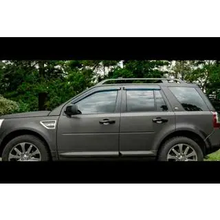 Ветровики на окна (4 шт, HIC) Land Rover Freelander II 2006–2014 гг. фото 1