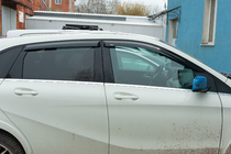Mercedes B-class W246 2011-2018 гг. Ветровики на окна (4 шт, HIC) фото 4