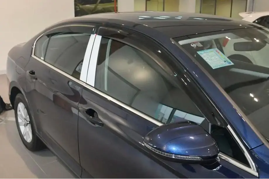 Volkswagen Passat B8 2015-2023 гг. Ветровики SD (4 шт, HIC) Image