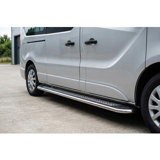 Боковые Подножки Maydos V2 (2 шт., Алюминий) Nissan NV300/Primastar 2016- гг. фото 1