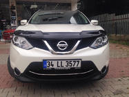 Nissan Qashqai 2014-2021 гг. Дефлектор капота EuroCap (2014-2017) фото 8