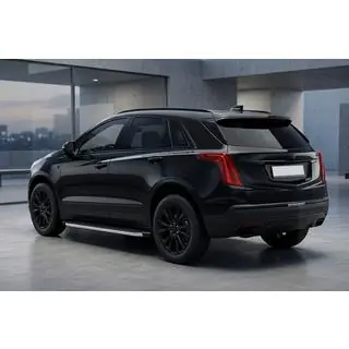 Боковые Подножки BlackLine (2 шт., Алюминий) Cadillac XT5 2016- гг. фото 1