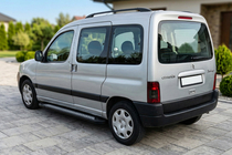 Citroen Berlingo 1996-2008 гг. Боковые пороги New Vision Black (2 шт., алюминий) фото 1
