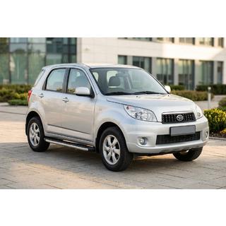 Боковые Подножки BlackLine (2 шт., Алюминий) Daihatsu Terios 2006-2017 гг. фото 1