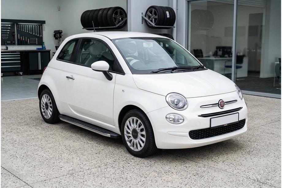 Fiat 500/500L 2013-2022 гг. Боковые Подножки BlackLine (2 шт., Алюминий) Image
