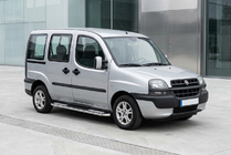 Fiat Doblo I 2001-2005 гг. Боковые Подножки Tayga V2 (2 шт., Алюминий) фото 1