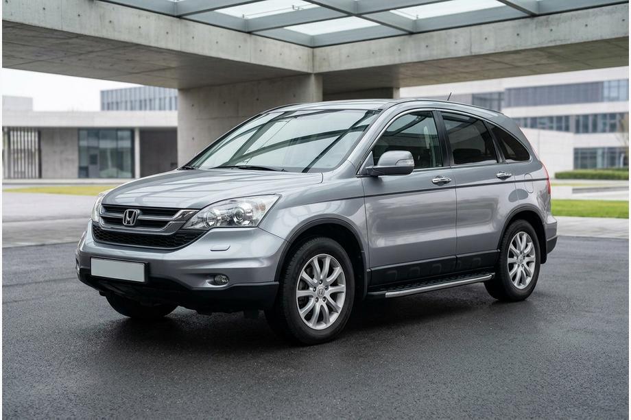 Honda CRV 2007-2011 гг. Боковые Подножки BlackLine (2 шт., Алюминий) Image
