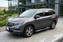 Honda Pilot 2015-2022 гг. Боковые Подножки Tayga V2 (2 шт., Алюминий) фото 1