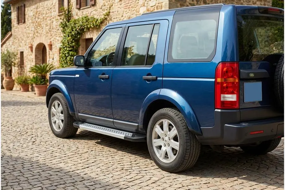 Land Rover Discovery III 2004–2009 гг. Боковые Подножки New Vision Grey (2 шт, Алюминий) Фото 1