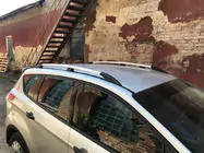 Ford Kuga/Escape 2013-2019 гг. Турецкие рейлинги Хром (2 шт) фото 8