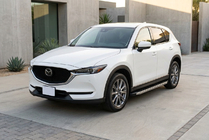 Mazda CX-5 2017–2025 гг. Боковые Подножки BlackLine (2 шт., Алюминий) фото 1