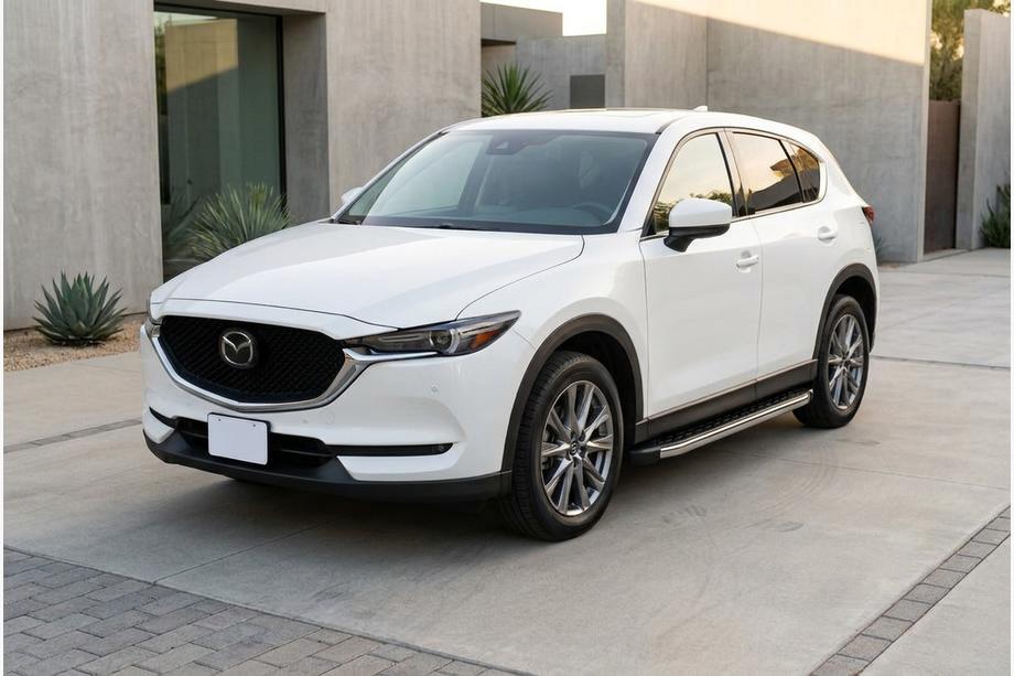 Mazda CX-5 2017–2025 гг. Боковые Подножки BlackLine (2 шт., Алюминий) Image