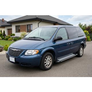 Боковые Подножки Rainbow (2 шт., Алюминий) Chrysler Voyager 2001-2007 гг. фото 1
